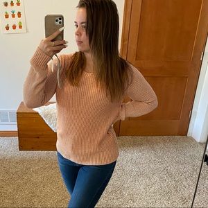 Anthro Sparrow Chunky Cable Knit Sweater